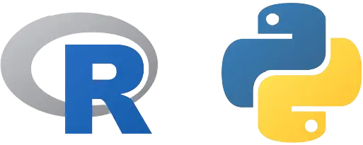 R dan Python logo