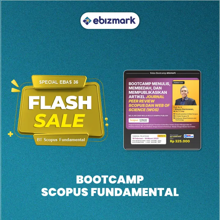 bundle-Flash Sale Bootcamp Scopus Fundamental